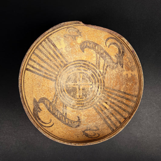 Harappan Terracotta Bowl with Ibex Motif