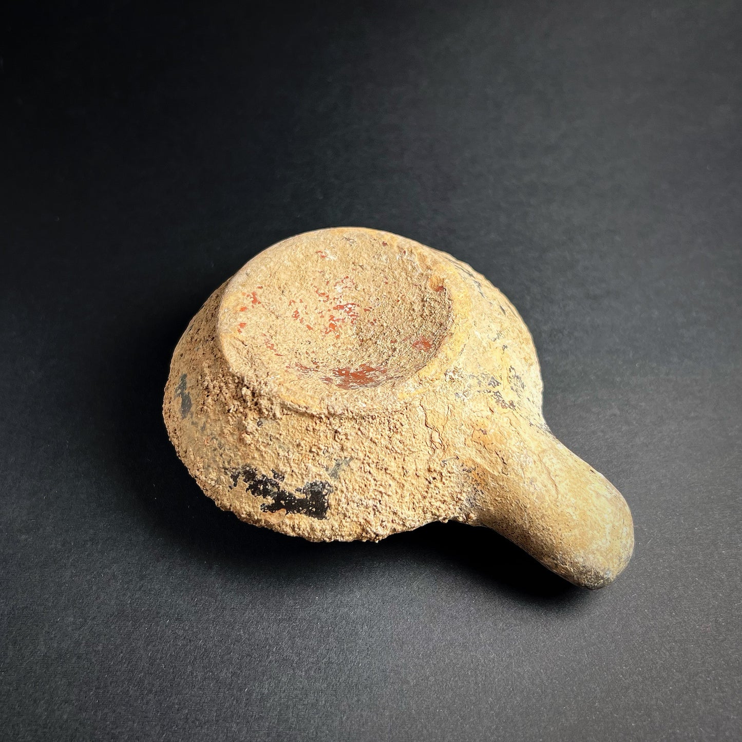Hellenistic Ptolemaic Period Pottery Oil Lamp