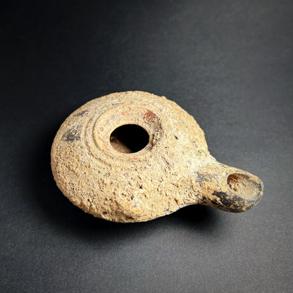 Hellenistic Ptolemaic Period Pottery Oil Lamp