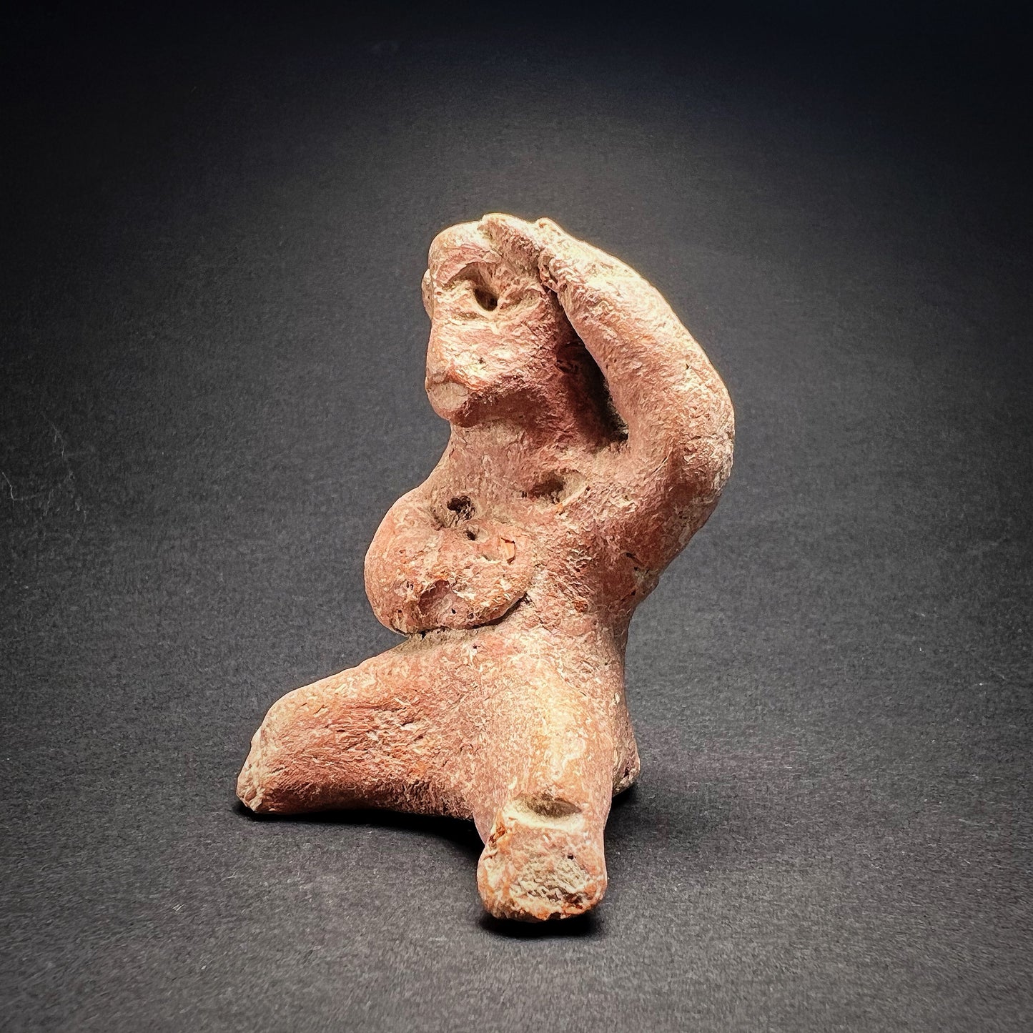 Ancient Peshawar Terracotta Monkey Figure