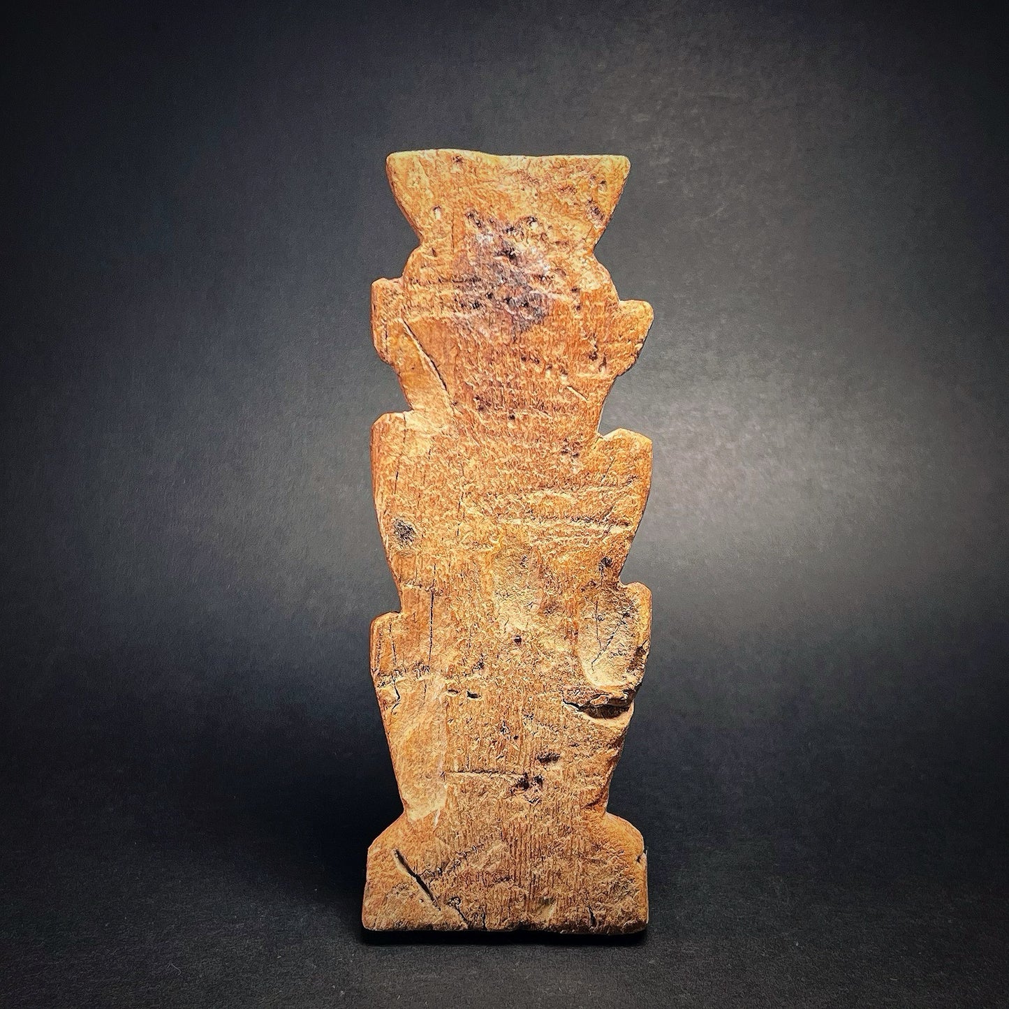 Egyptian Wooden Relief of the God Bes