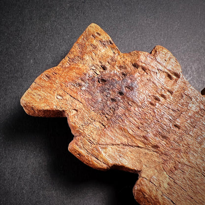 Egyptian Wooden Relief of the God Bes
