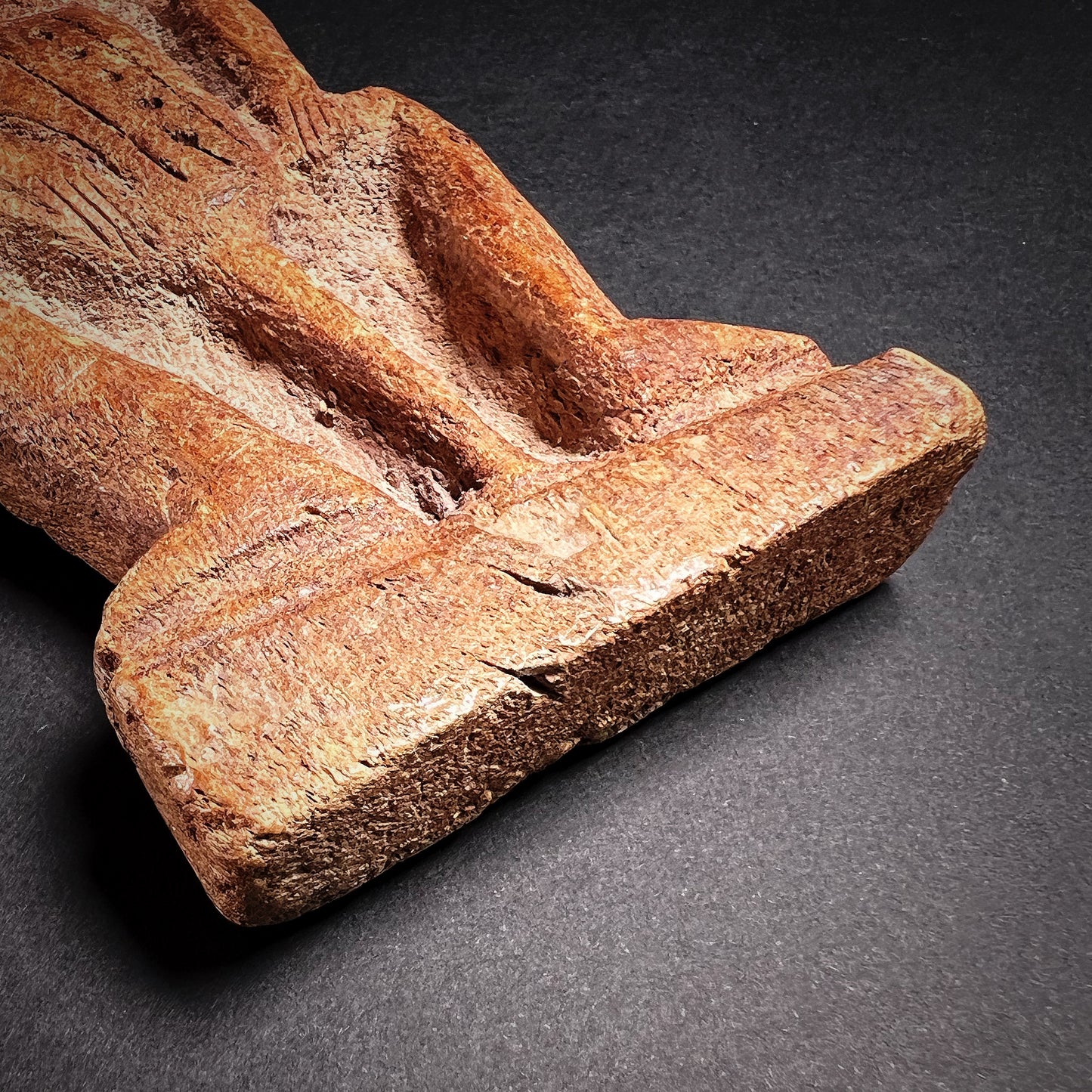 Egyptian Wooden Relief of the God Bes