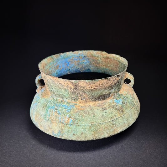 Laotian Cast Bronze Cooking Pot