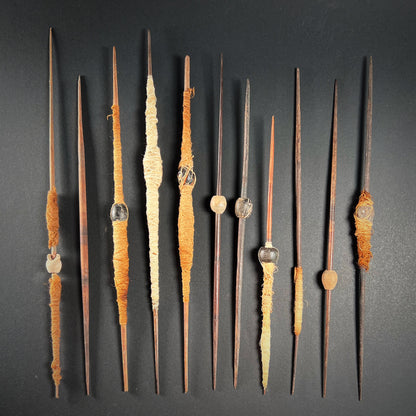 Chancay Weaving Basket with Weaving Implements