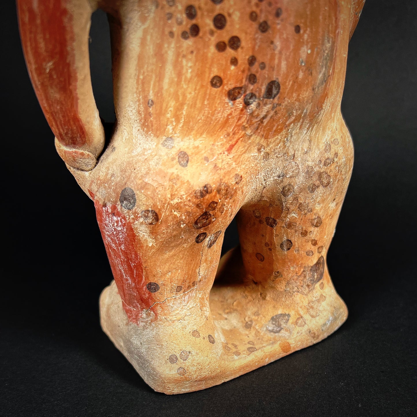 Manteño-Huancavilca Standing Male Terracotta Incensario