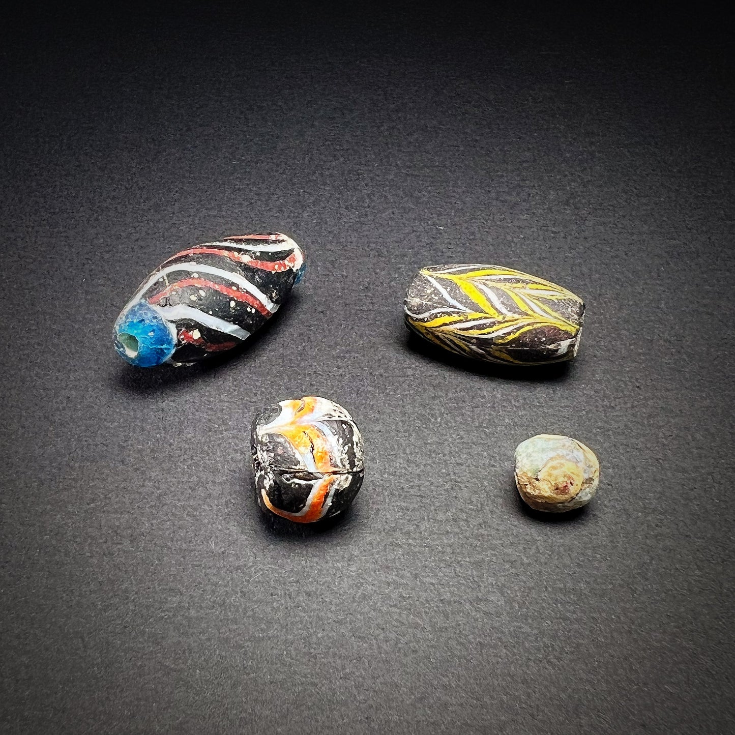 Collection of Phoenician Glass Beads