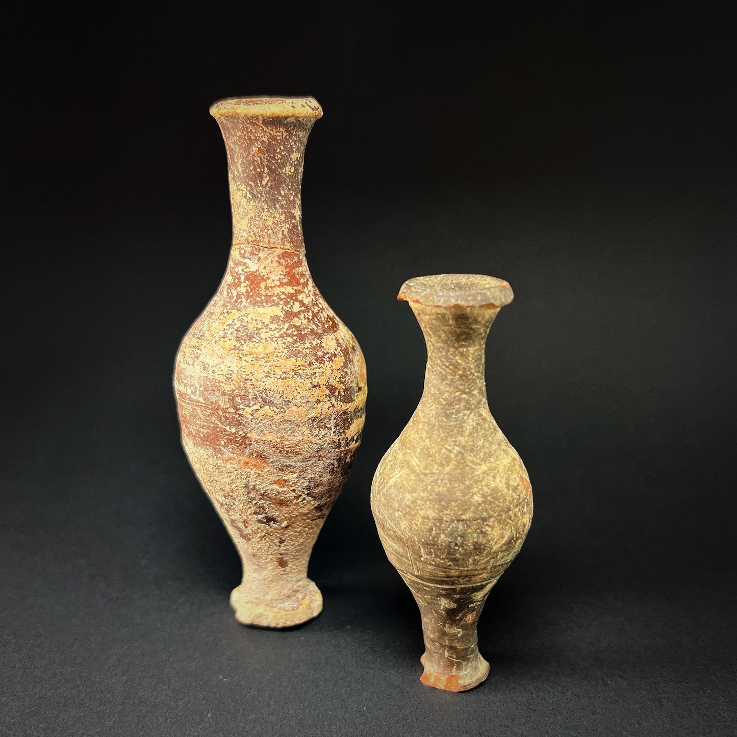 Pair of Late Hellenistic Terracotta Unguentaria