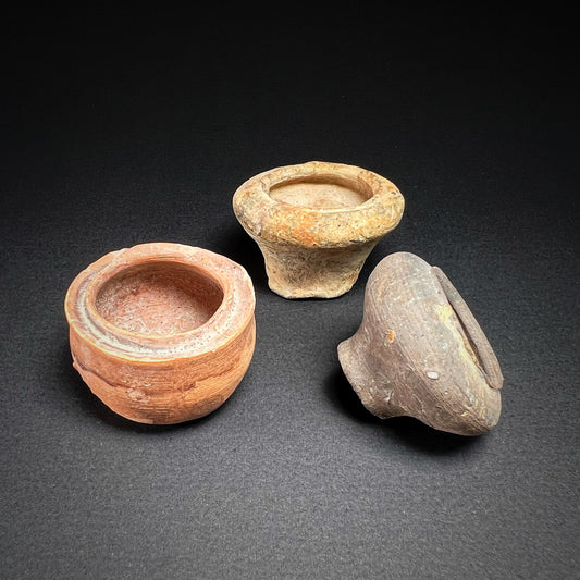 Collection of Roman Terracotta Miniature Vessels