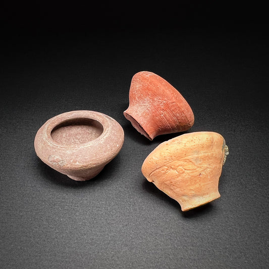Collection of Roman Terracotta Miniature Vessels