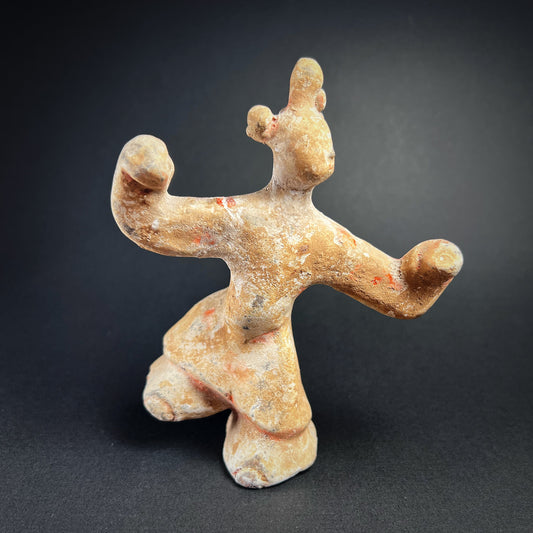 Han Dynasty Pottery Figure of a Dancer