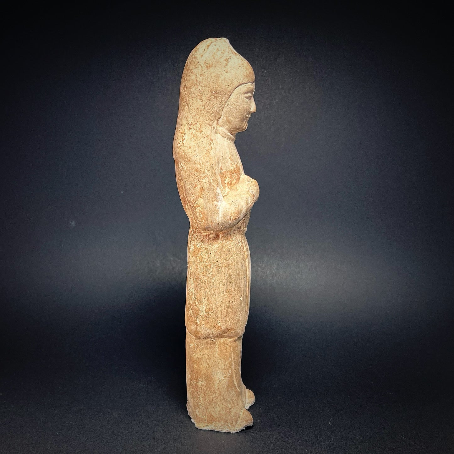 Tang Dynasty Pottery Figure of a Guard