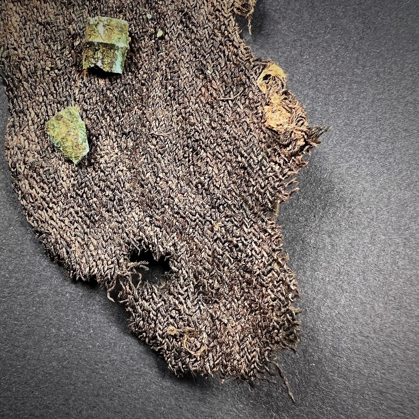 Viking Age Cloth Fragments Decorated with Bronze Rings