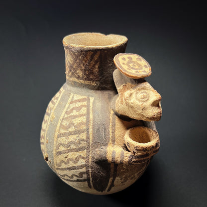 Chancay Pottery Figural Jar