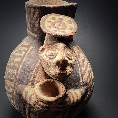 Chancay Pottery Figural Jar