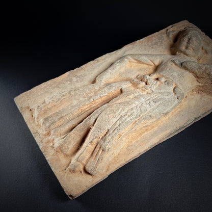Jin Dynasty Terracotta Brick with Dancer Figure