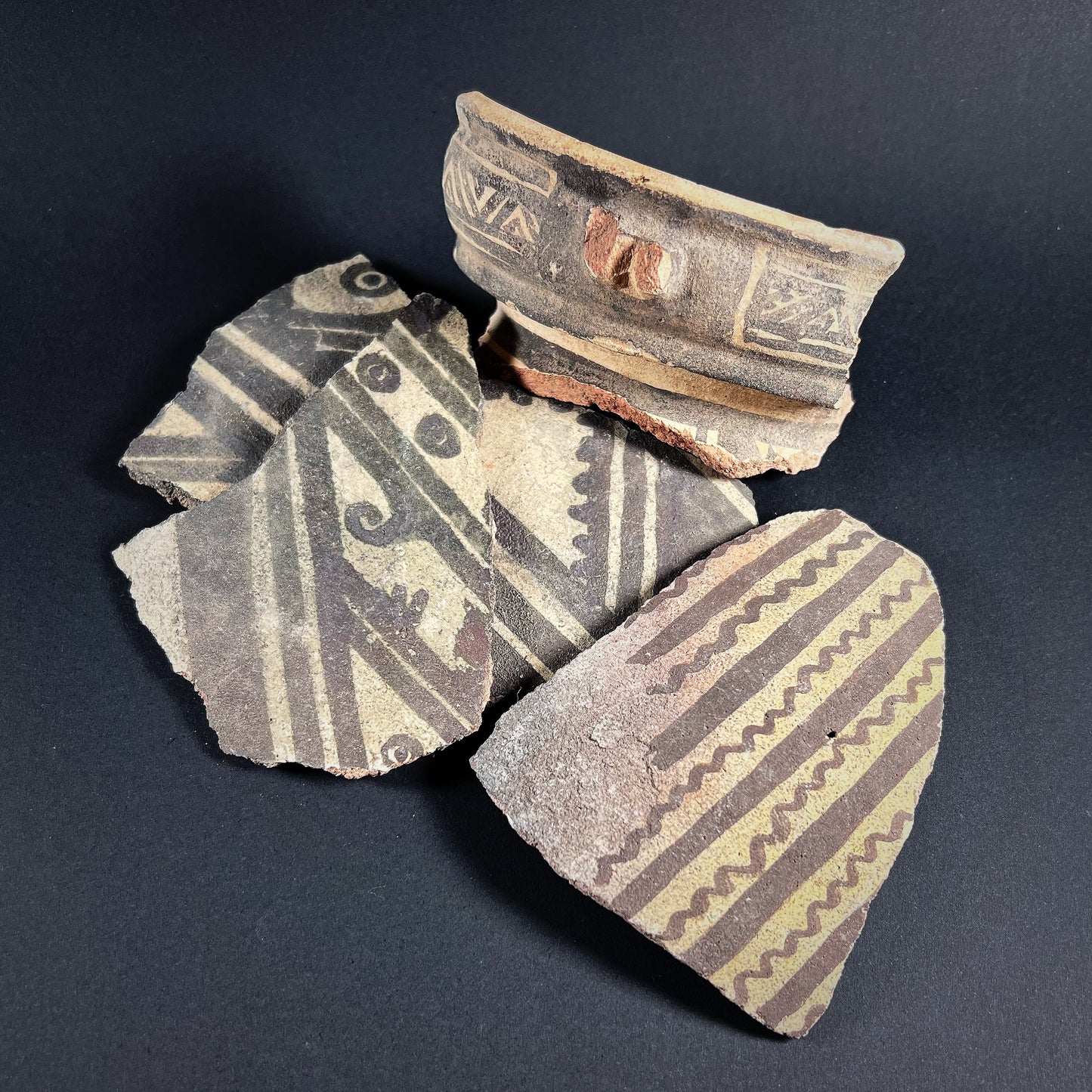 Chancay Pottery Jar Fragments