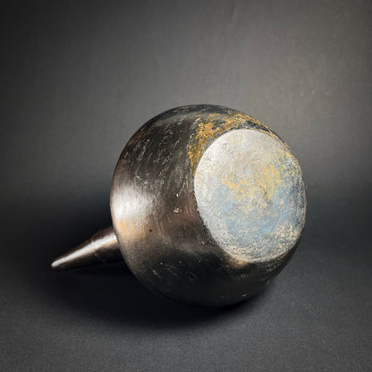 Lambayeque Blackware Double Spouted Vessel