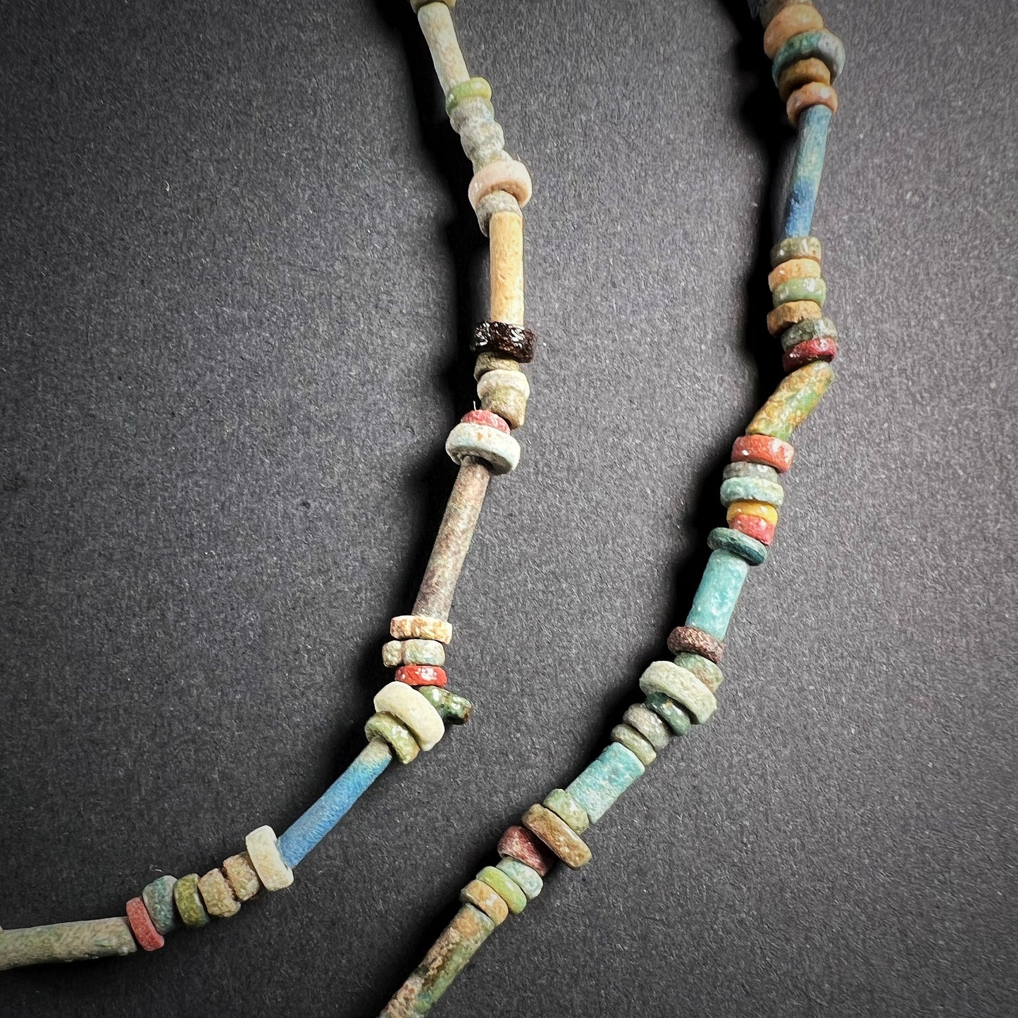 Egyptian Faience Bead Necklace