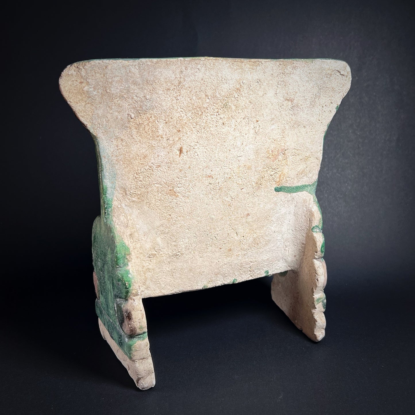 Ming Dynasty Green Glazed Pottery Standing Screen