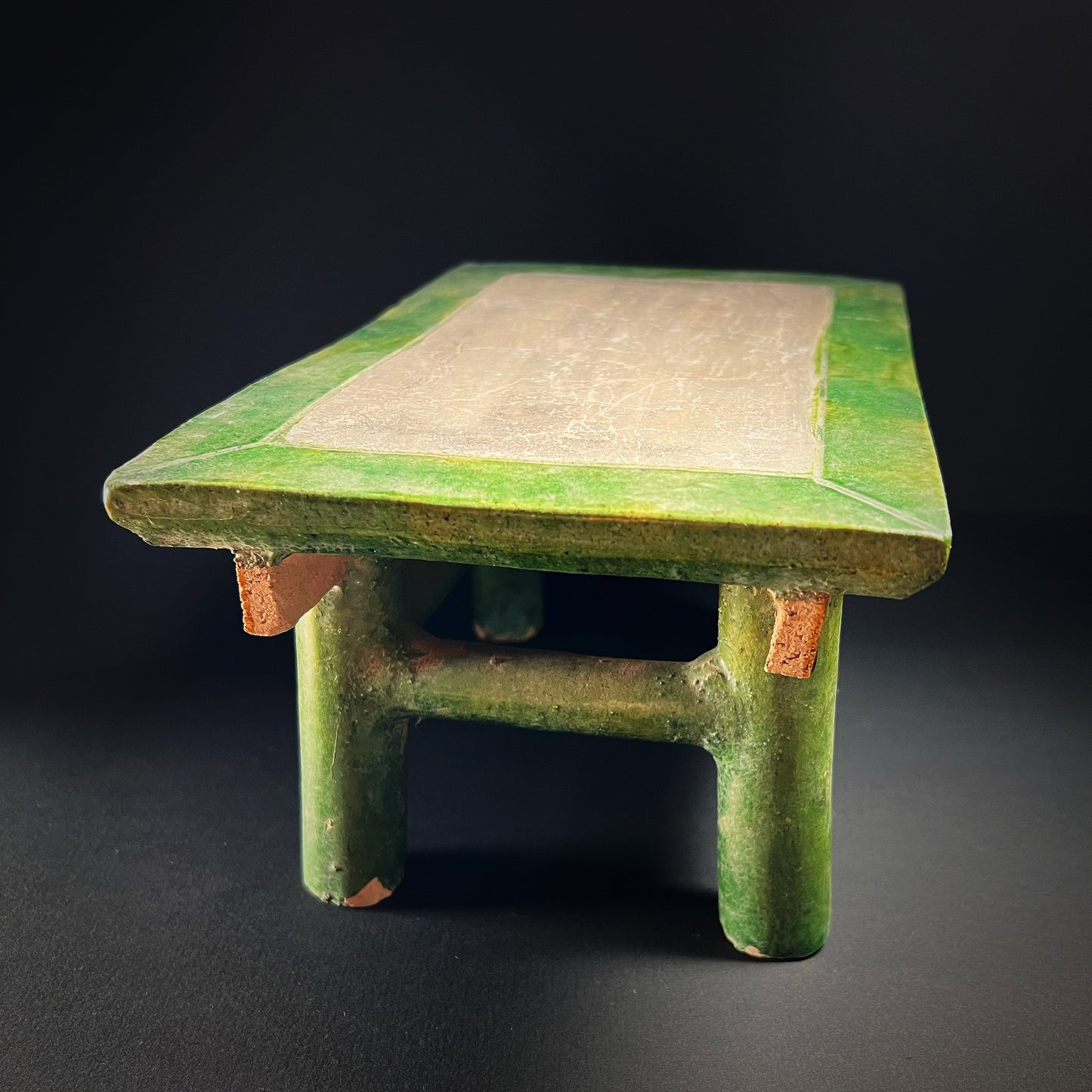 Ming Dynasty Sancai Glazed Pottery Altar Table