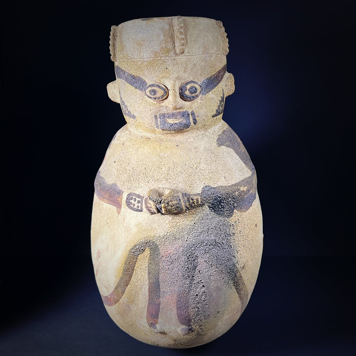 Chancay Pottery Figural Jar
