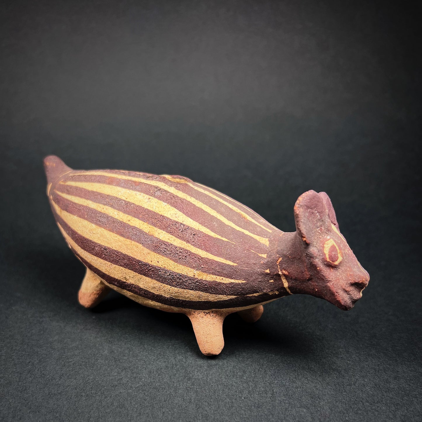 Chancay Pottery Effigy Llama Figure