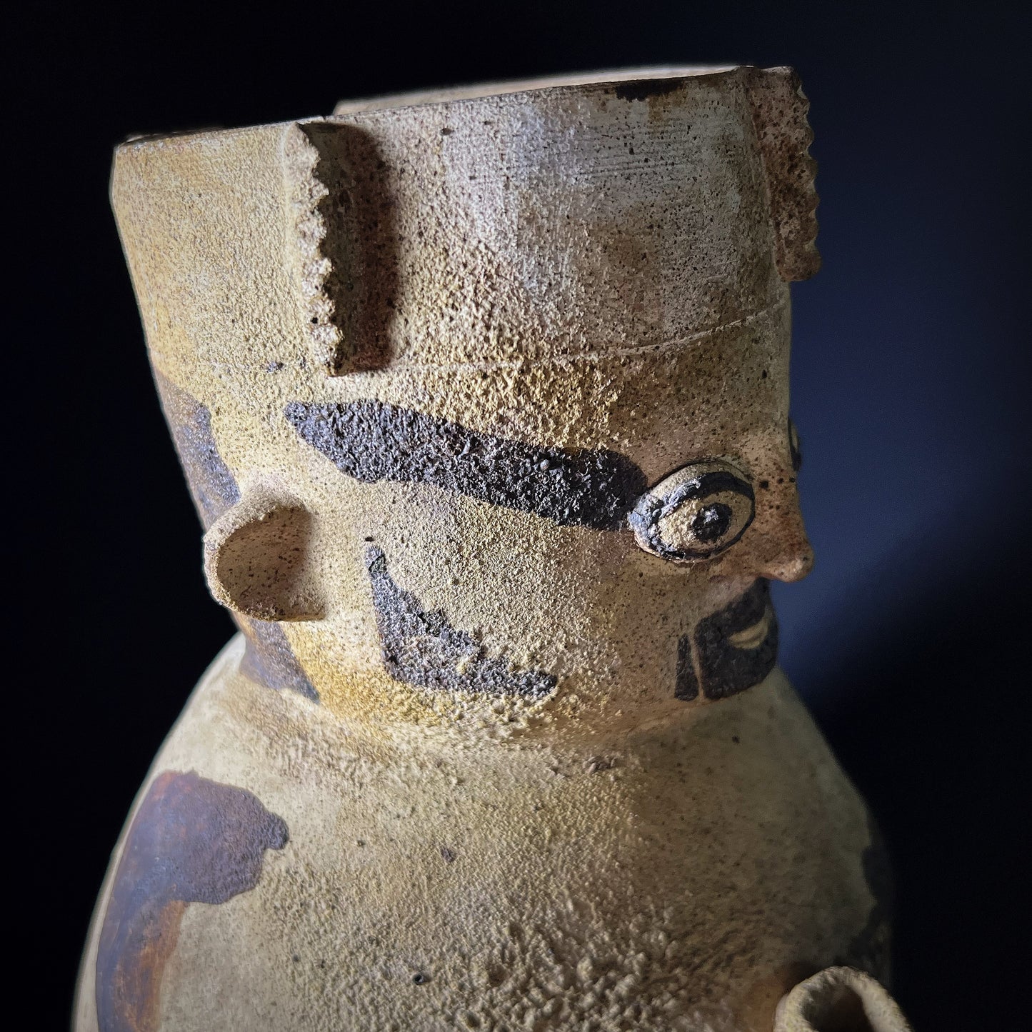 Chancay Pottery Figural Jar