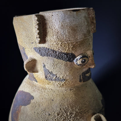 Chancay Pottery Figural Jar