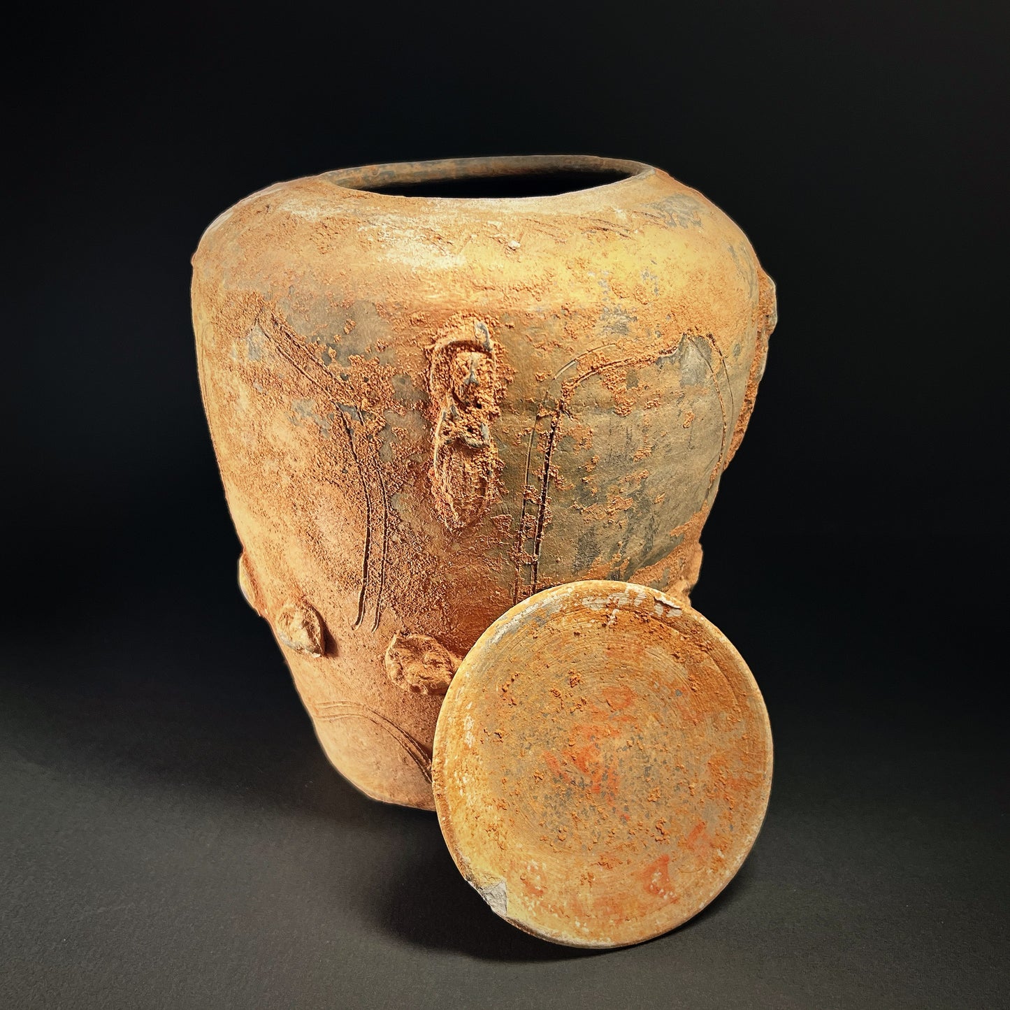 Yuan Dynasty Buddhist Pottery Zodiac Jar
