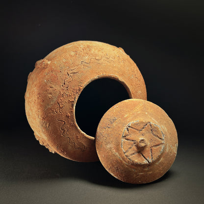 Yuan Dynasty Buddhist Pottery Zodiac Jar