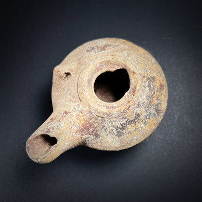 Hellenistic Ptolemaic Period Pottery Oil Lamp