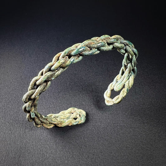 Viking Age Twisted Bronze Bracelet