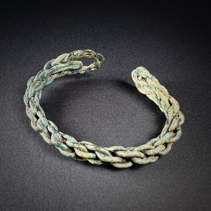 Viking Age Twisted Bronze Bracelet