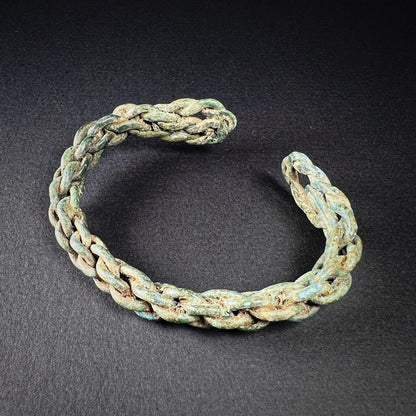 Viking Age Twisted Bronze Bracelet