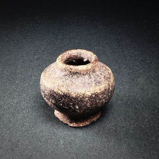 Thai Sawankhalok Brown Glazed Stoneware Jarlet