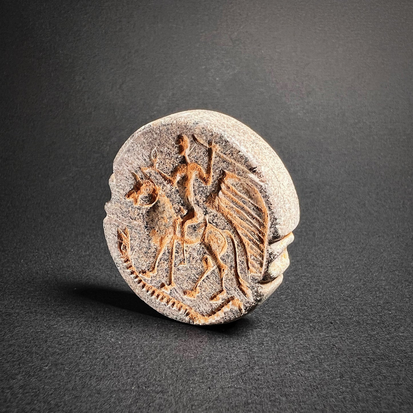 Bactrian Double-Sided Steatite Stamp Seal