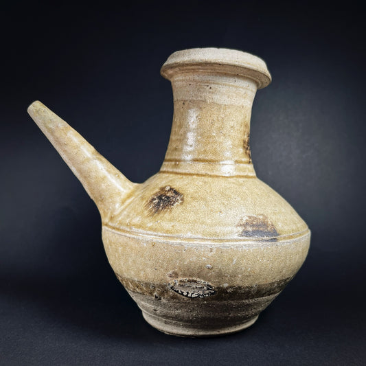 Yuan Dynasty Pale Green Glazed Kendi