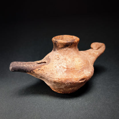 Seljuk Pottery Oil Lamp