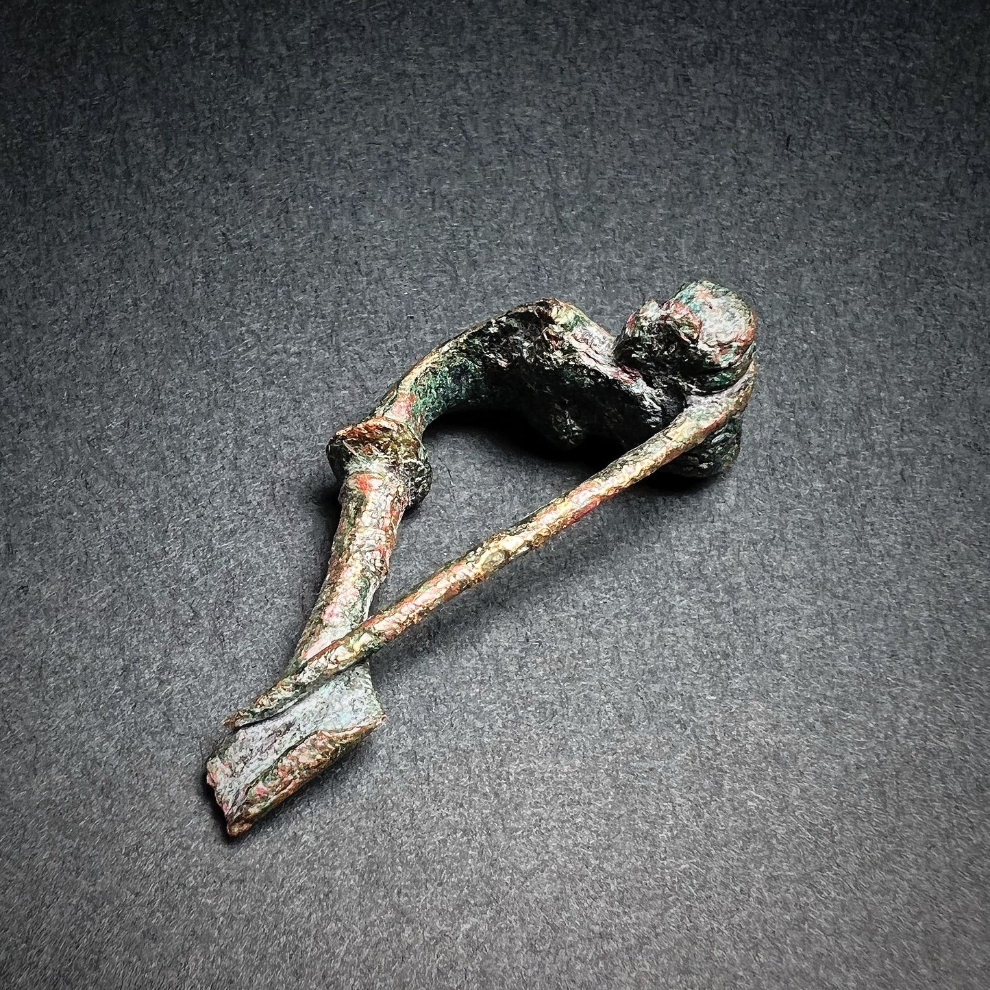 Roman Bronze Knee Fibula