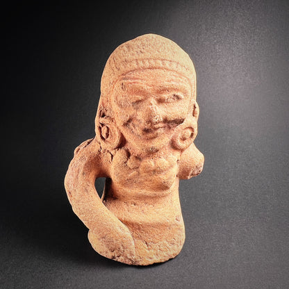 Mayan Pottery Whistle Figure