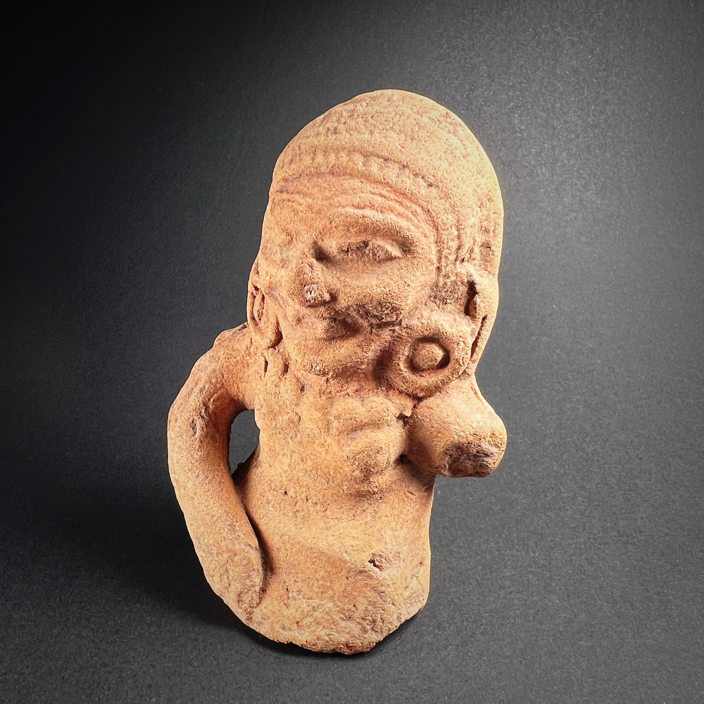 Mayan Pottery Whistle Figure