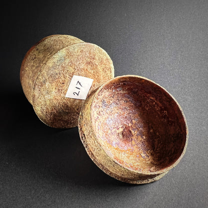 Khmer Angkor Period Bronze Covered Lime Box