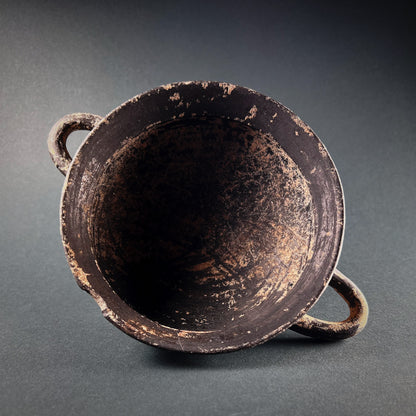 Etruscan Bucchero Ware Wine Cup Kylix