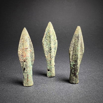 Greek Bronze Bilobate Arrowheads
