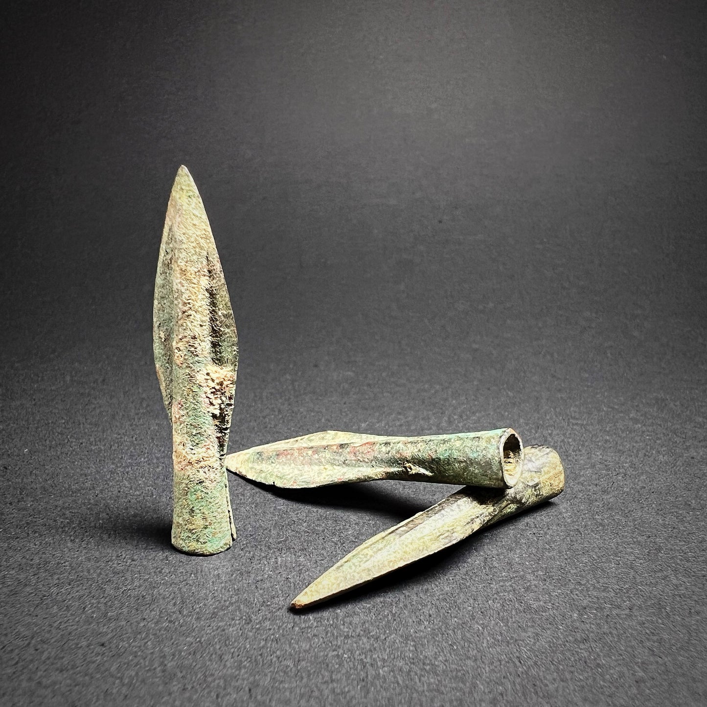 Greek Bronze Bilobate Arrowheads