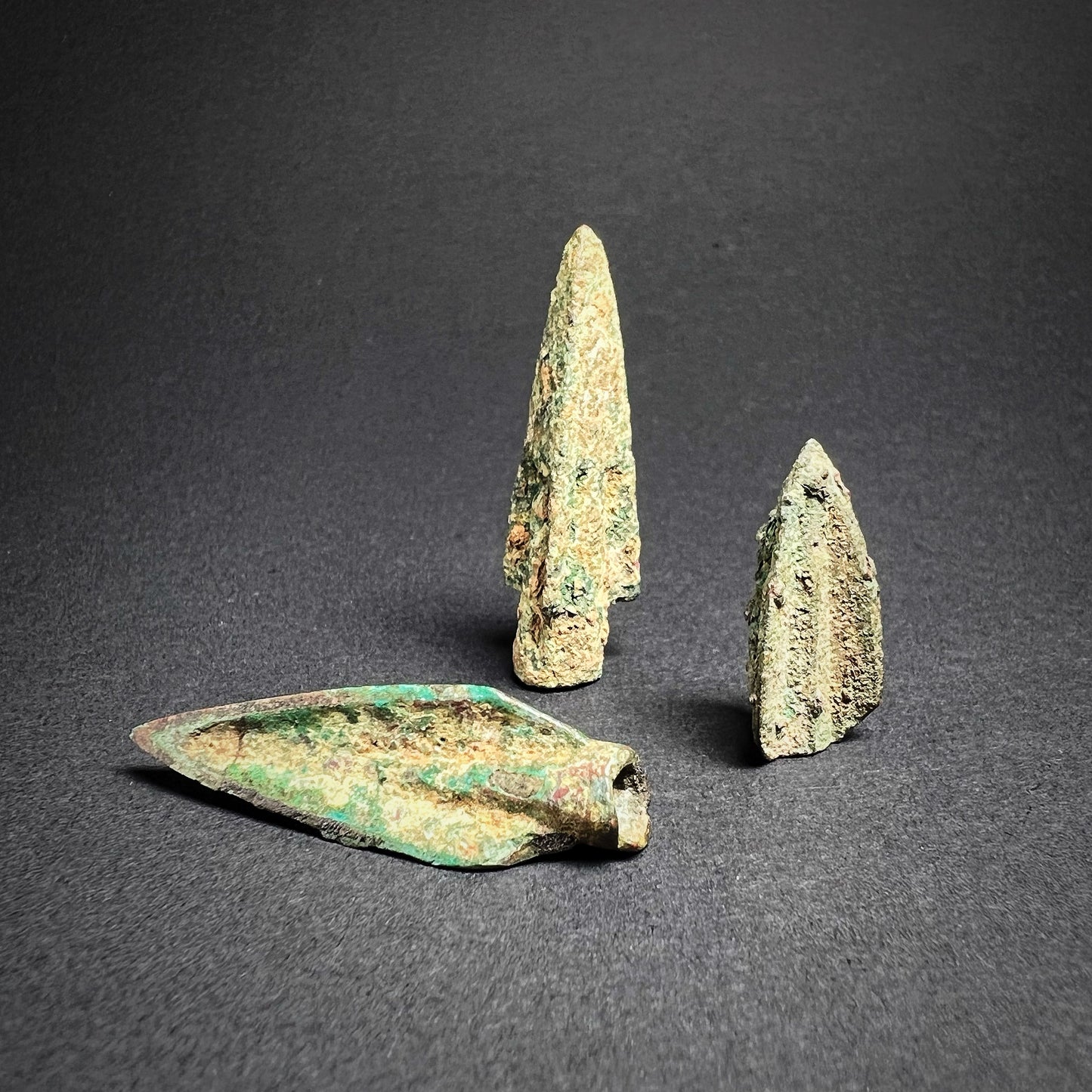 Greek Bronze Trilobate Arrowheads