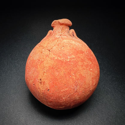 Napatan Period Terracotta Pilgrim Flask