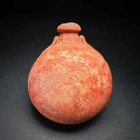Napatan Period Terracotta Pilgrim Flask