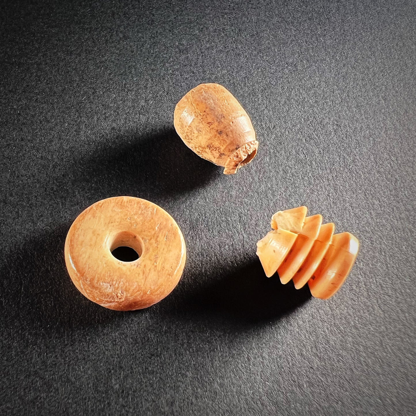 Early Islamic Bone Spindle Whorls